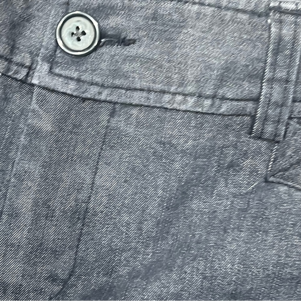 Bass & Co. Women’s Charcoal Straight Mid Rise Denim Pants Size 8 - Picture 4 of 9